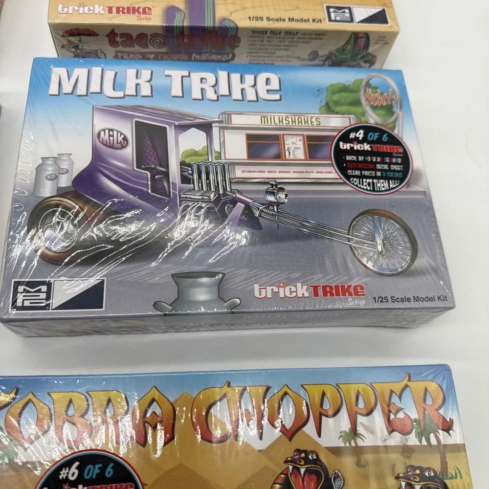 MPC Complete Trick Trike Series #1-6 Sealed - 1/25 Scale Plastic Model Kits